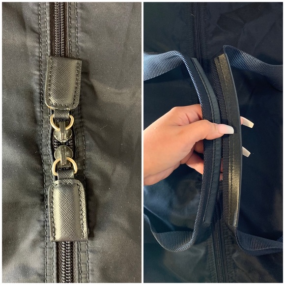 ✨✨✨✨SOLD✨✨✨✨Prada Nylon Navy Blue Duffle Bag - Picture 4 of 11